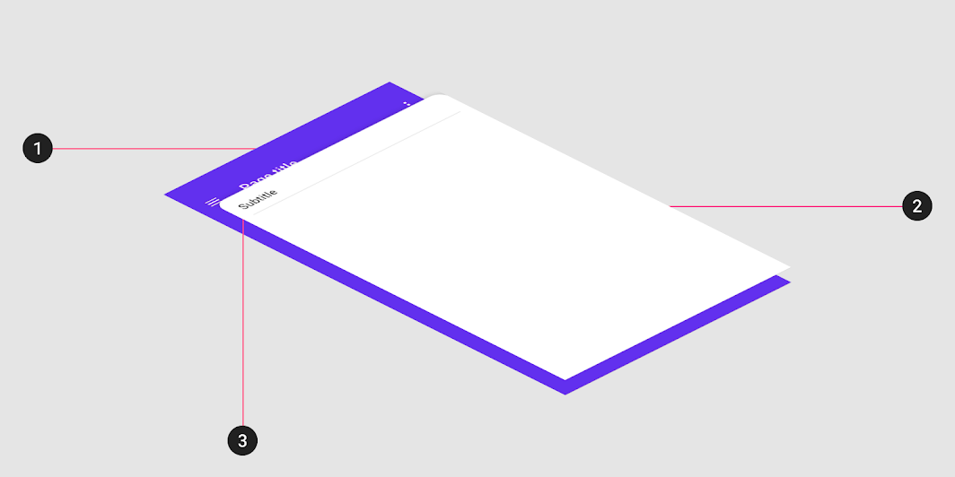 Backdrop Component from Material Design Guideline