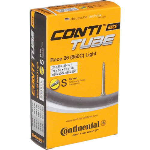 Continental Light 650 x 18-25mm 60mm Presta Valve Tube