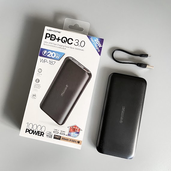 Sạc Dự Phòng 10000/20000 Mah Tích Hợp Sạc Nhanh Pd 20W + Qc Android 3.0 - Rùa Phụ Kiện