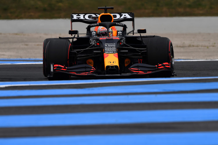 Max Verstappen on track during final practice ahead of the F1 Grand Prix of France at Circuit Paul Ricard on June 19, 2021 in Le Castellet, France.