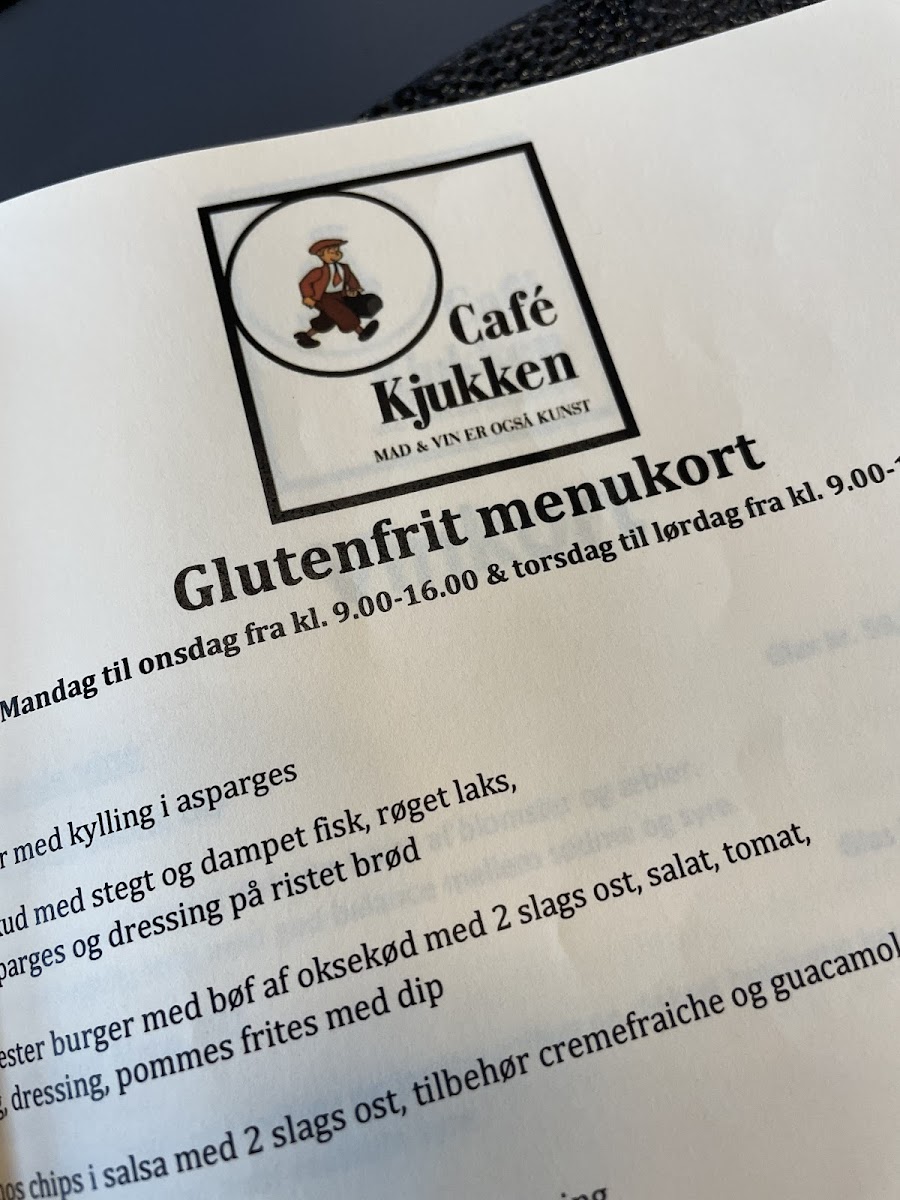 Gluten-Free at Café Kjukken