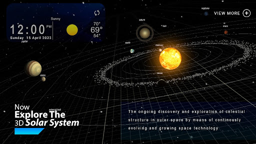 Screenshot Solar System 3D Space Planets