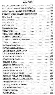 Ravindra Restaurant menu 2