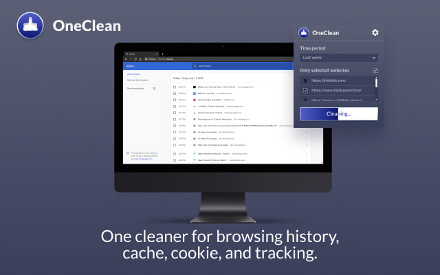 OneCleaner chrome extension