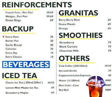 Food United menu 