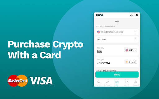 FRWT Secure DeFi Crypto Wallet