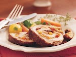 Slow Cooker Fruit-Stuffed Pork Roast was pinched from <a href="http://www.bettycrocker.com/recipes/slow-cooker-fruit-stuffed-pork-roast/5df844c1-8db3-49e7-8f85-8cb76de4c9aa?sc=Fancy Fare Dinner Recipes" target="_blank">www.bettycrocker.com.</a>