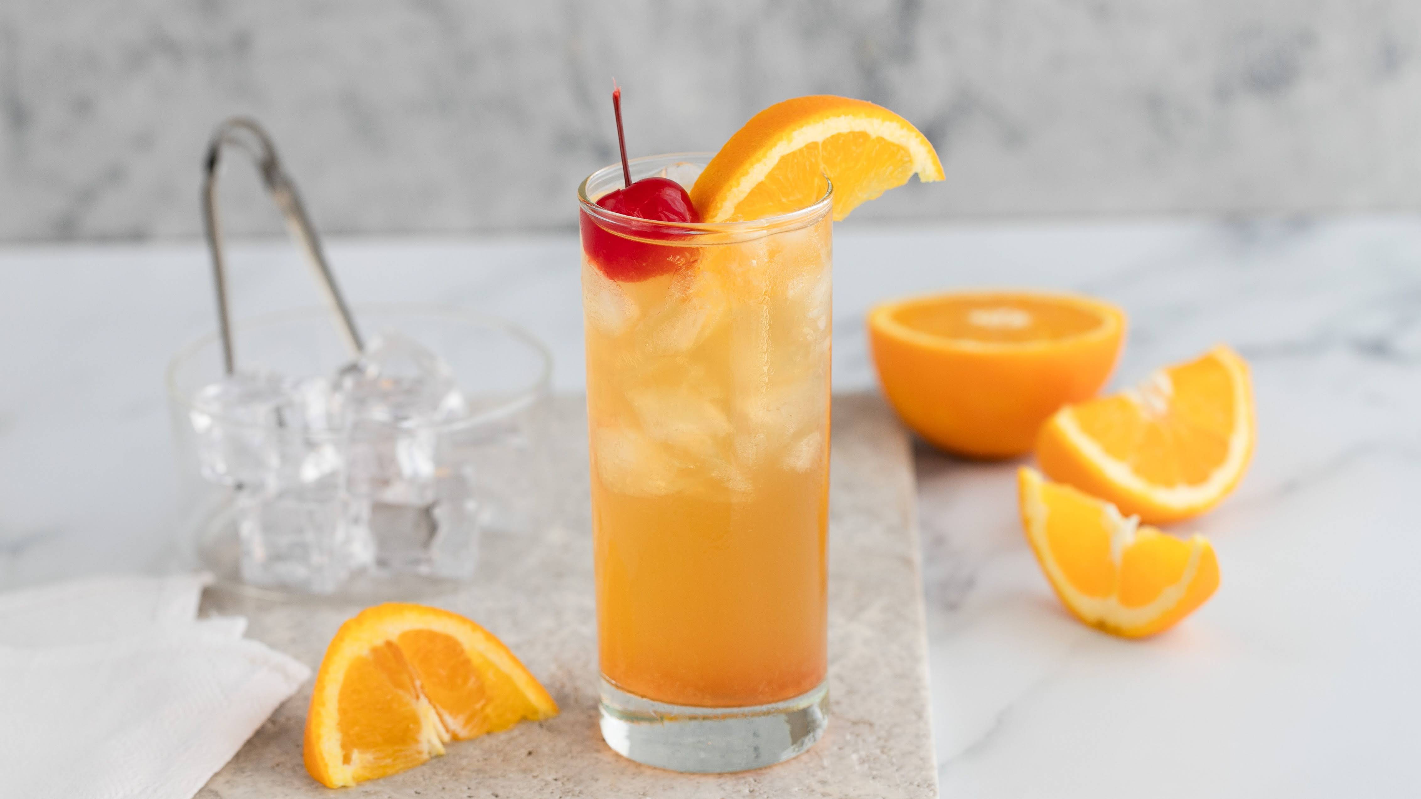 Hairy Navel Cocktail Recipe - Mixed Drink with Peach Schnapps, Vodka and  Orange Juice