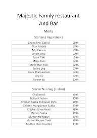 Chaitanya Restaurant And Bar menu 1