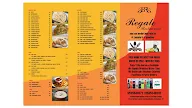 Regale Restaurant menu 1