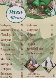 Chaa Te Yaari menu 3