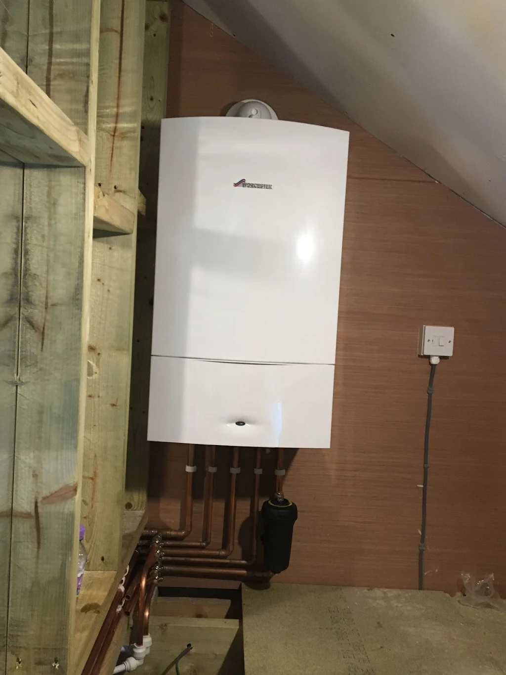 Boiler Installation to loft conversion.
