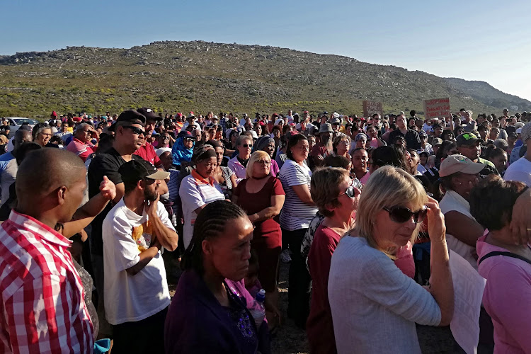 Nearly 400 Ocean View residents handed over a petition to the police calling for better policing in the area on July 8 2018