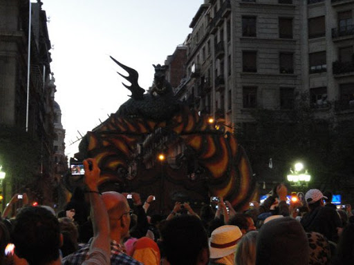 Correfoc The Fire Run Barcelona Spain 2010