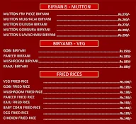 Andhra Ruchulu menu 3