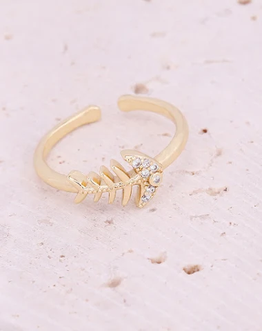 Anillo de circonita de cobre Micro- - 3