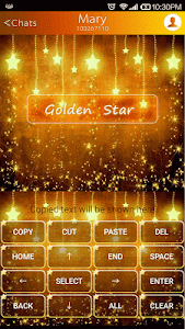 Star Golden Emoji Keyboard screenshot 2