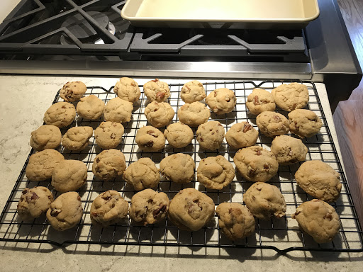 I made the Nebraska’s Hickory Nut Cookies when my hubby and I decided to collect hickory nuts growing near our property.  I had to mix in pecans as I did not get 1 cup of the hickory but they are yummy!