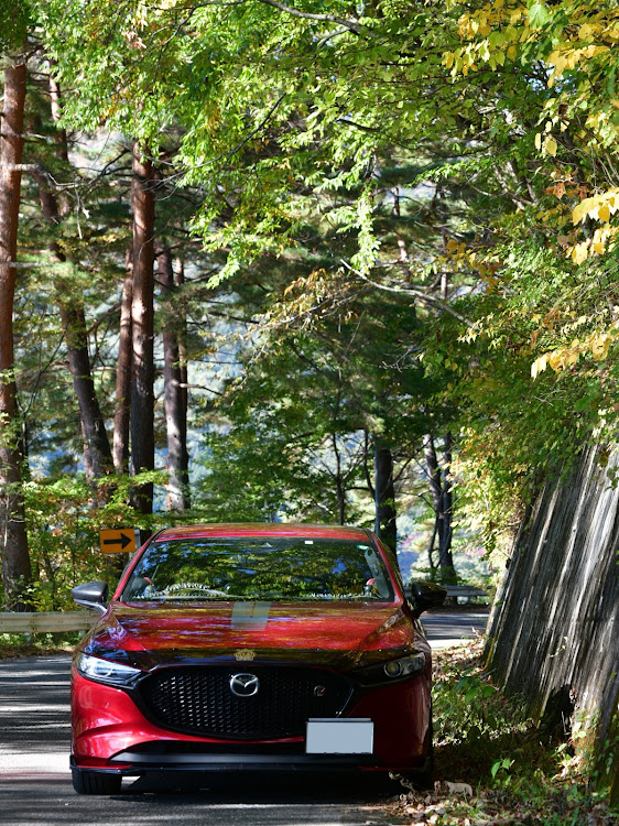 MAZDA3の木崎湖・木崎湖キャンプ場・洗車に関するカスタム事例の投稿画像1枚目
