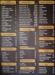 Cafe Crush menu 1