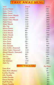 Richa's Rasoi menu 3