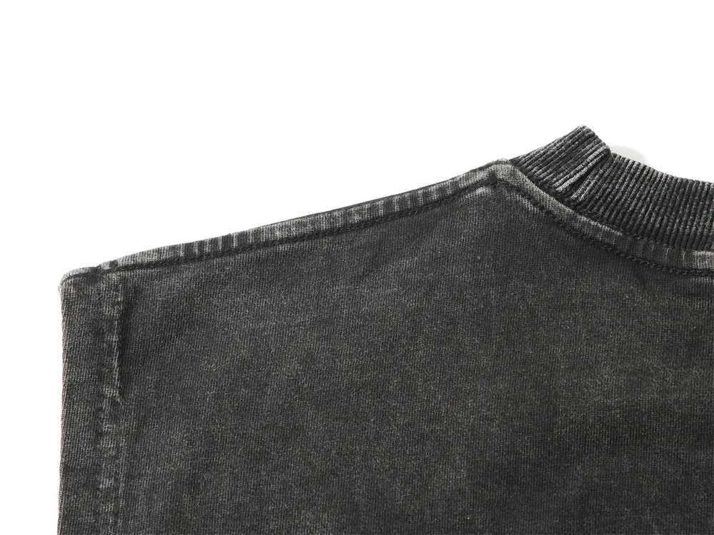 Title 12, Gilet délavé imprimé Ghost Face pour homme. Un ...