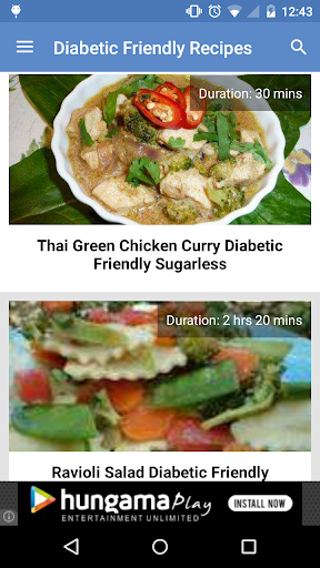 Diabetic Friendly Recipes