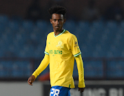 Abubeker Nasir of Mamelodi Sundowns in the DStv Premiership match against TS Galaxy at Loftus Versfeld Stadium.