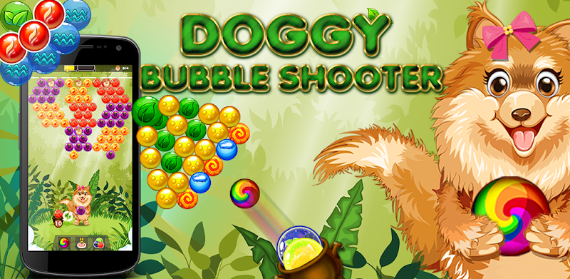 Игра Bubble Shooter - Doggy