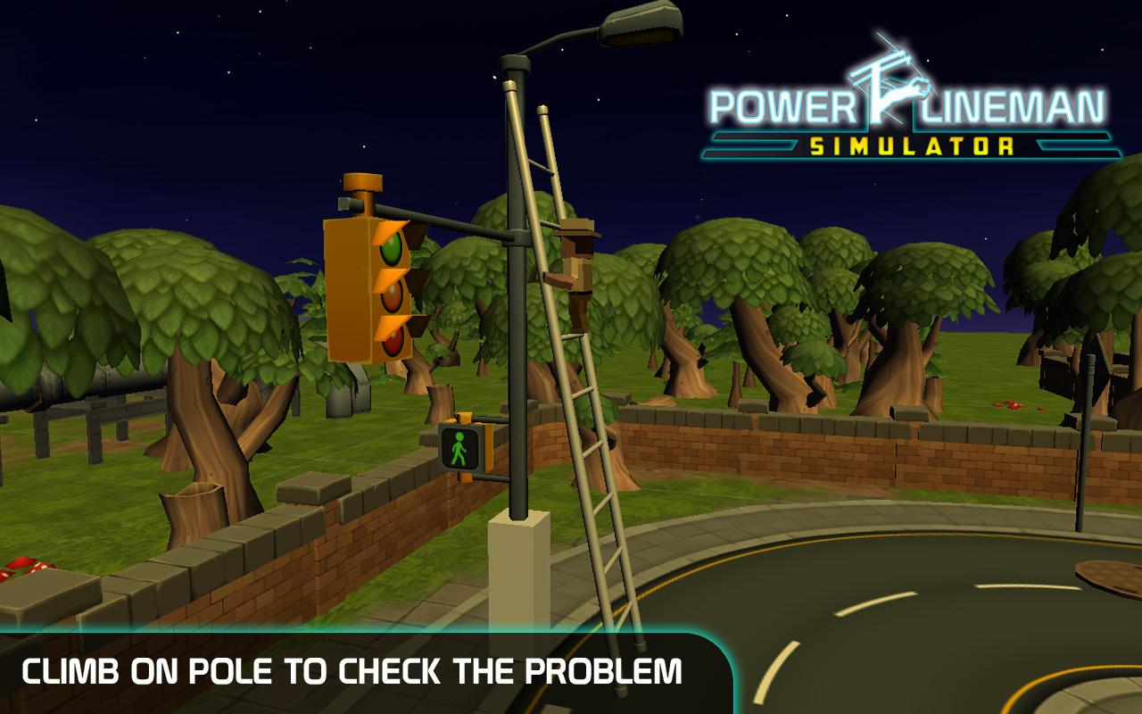 Android application Electric Power Lineman Sim screenshort