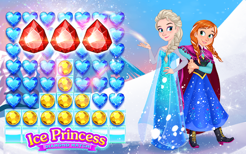 Ice Princess Diamond Match Screenshot