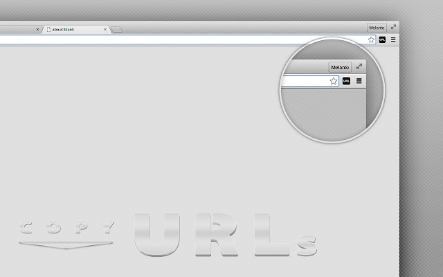 Copy URLs chrome extension