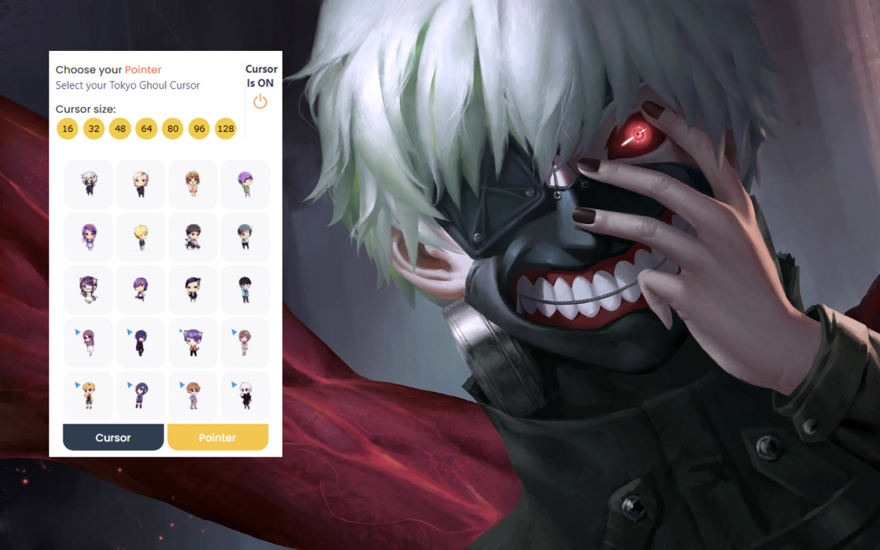 Tokyo Ghoul Cursor Preview image 1