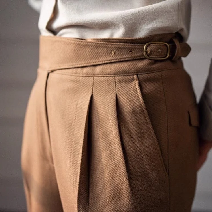 Title 2, Pantalones Largos Rectos de Cintura Alta para H...