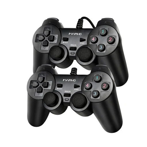 Tay cầm Game pad MARVOGT 007 USB (đôi rung) (Đen)