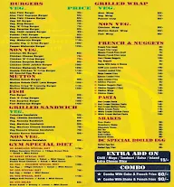 DC Burger menu 1