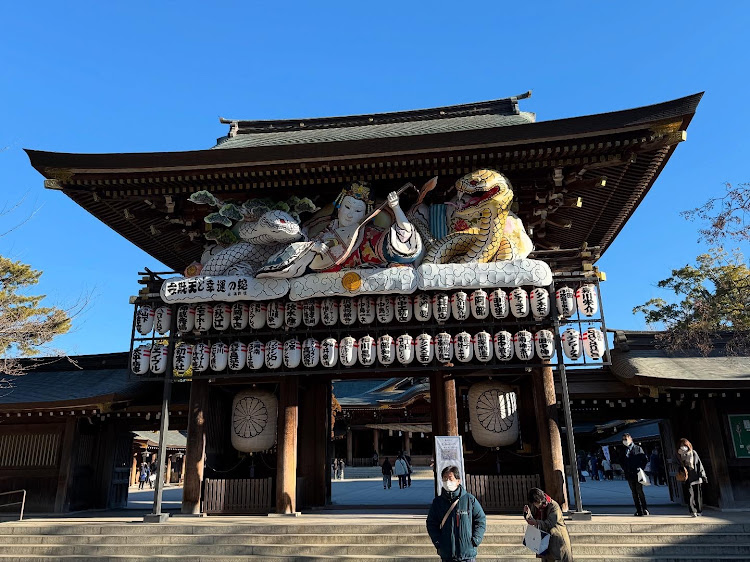 GLBの初詣⛩行って来ました・車のお祓い・寒川神社参拝・燃費が良いに関するカスタム事例の投稿画像1枚目