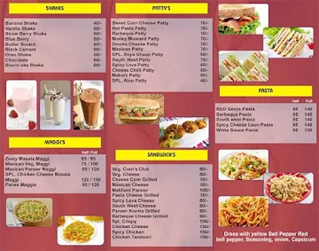 Siddarth Enterprises menu 