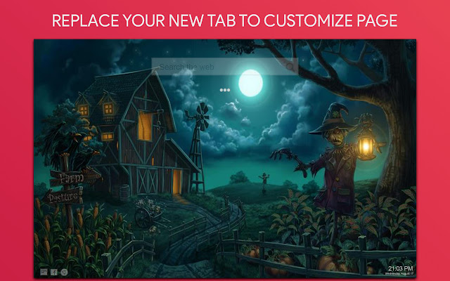 Halloween Wallpaper HD Custom New Tab