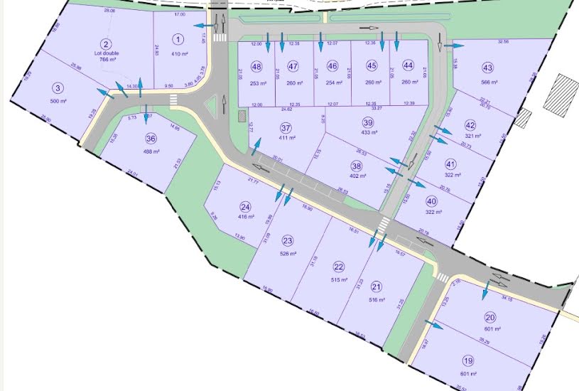  Vente Terrain à bâtir - 526m² à Abzac (33230) 