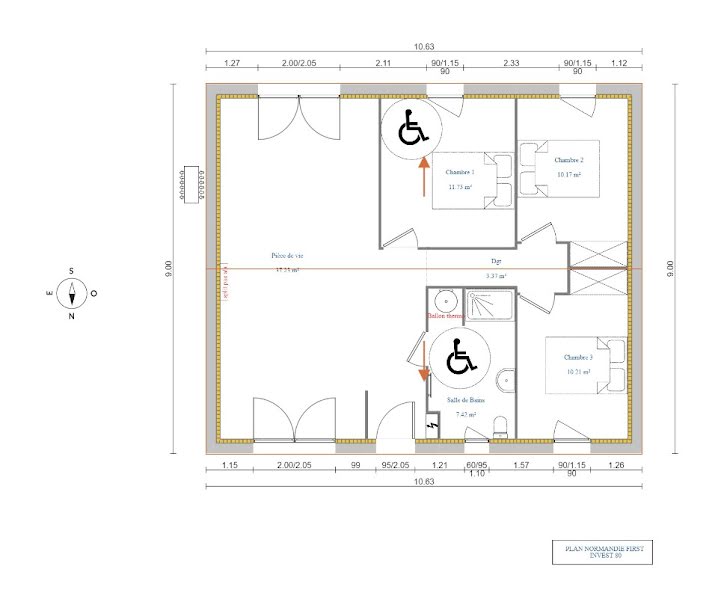 Vente maison neuve 4 pièces 75 m² à Tourneville (27930), 195 719 €