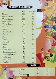Rasraj Juice & Snack Centre menu 6