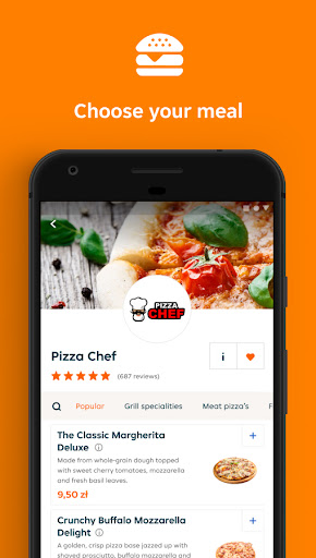 Screenshot Pyszne.pl – order food online