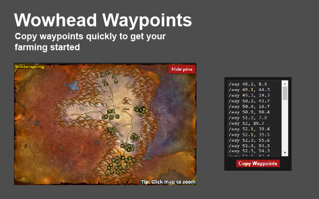 Wowhead Waypoints Preview image 1