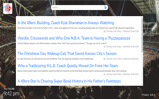 Sports News Tab