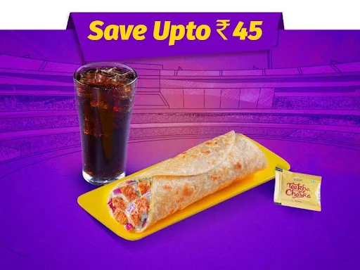 Super Over Non-Veg Wrap & Beverage At 119