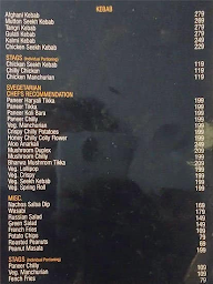 Hotel Himani menu 7