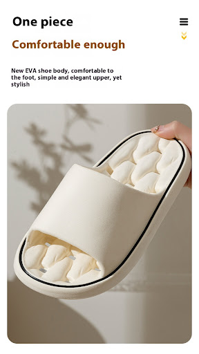Title 10, Hollow Bathroom Non-slip Silent EVA Slippers fo...