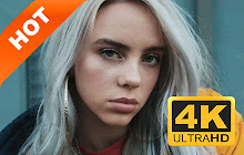 Billie Eilish New Tab singer HD Theme small promo image