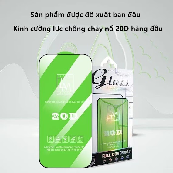 Kính Cường Lực Iphone 20D Full Màn X/Xs/Xs Max/11/12/13/14 Pro Max